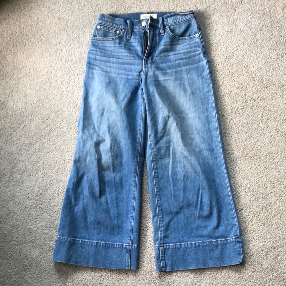 Madewell Wide-leg Crop jeans